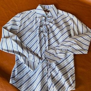 Ben Sherman blue striped shirt